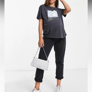 Black maternity jeans